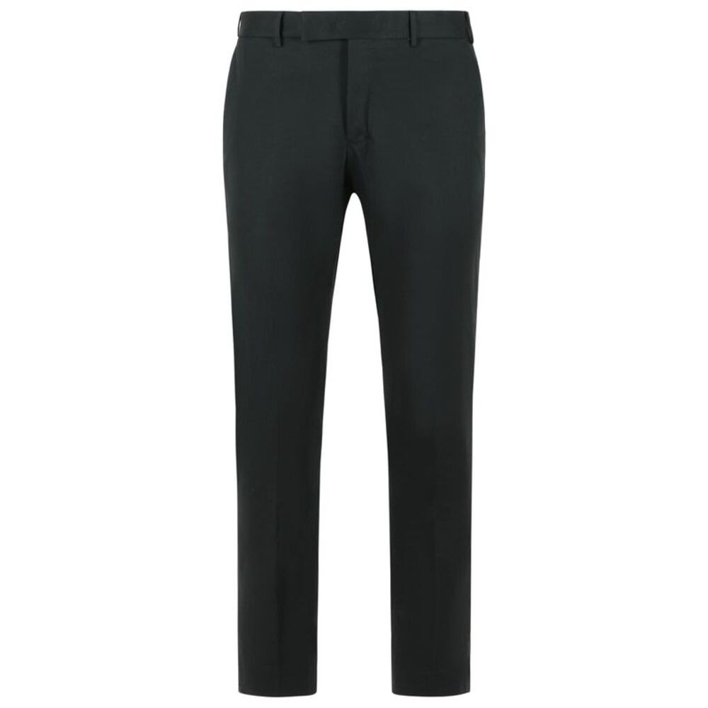 Pt01 'Rebel' Black Stretch Cotton Pants Men